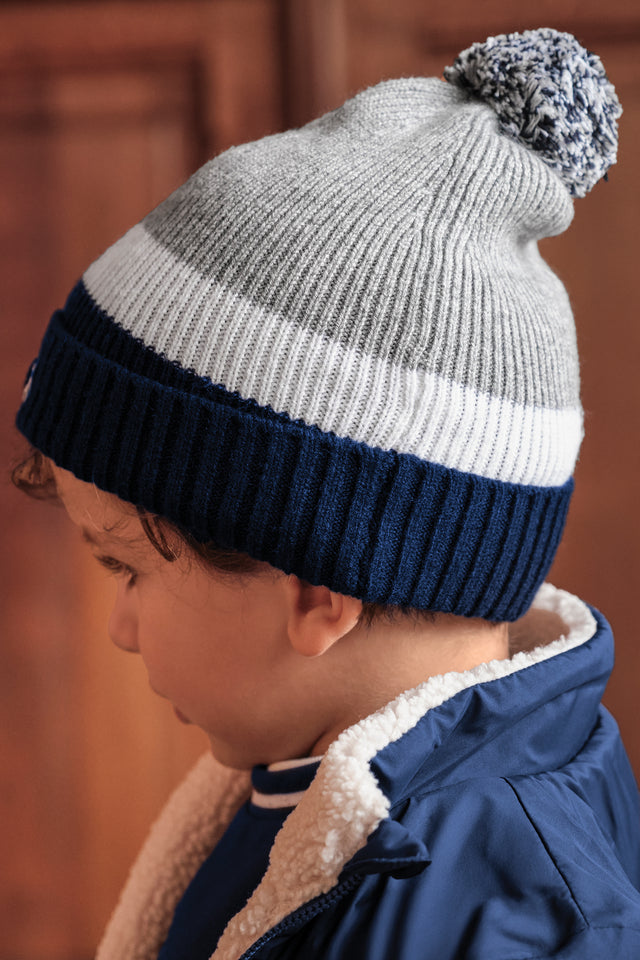 Beanie - Navy Pompom - Image principale