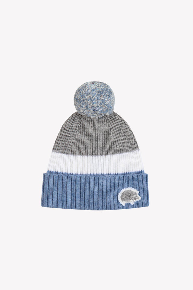 Beanie - Blue Greye Pompom - Image principale