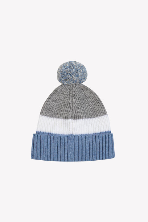 Beanie - Blue Greye Pompom - Image principale