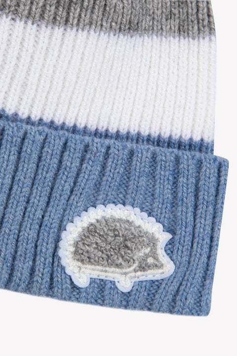 Beanie - Blue Greye Pompom - Image principale
