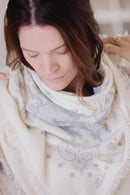 Grand Foulard - Gris clair Kujten x Tartine et Chocolat