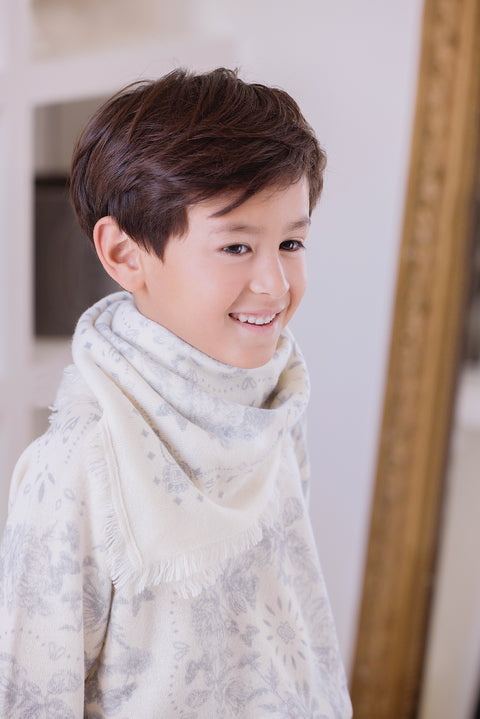 Petit Foulard - Gris clair Kujten x Tartine et Chocolat - Image principale