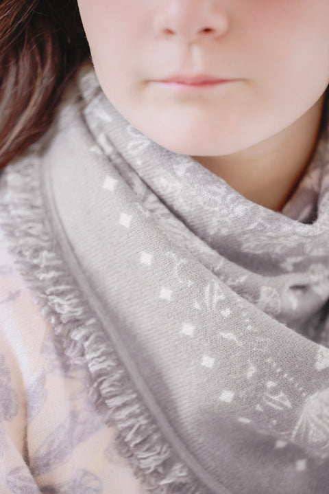 Petit Foulard - Taupe Kujten x Tartine et Chocolat - Image principale