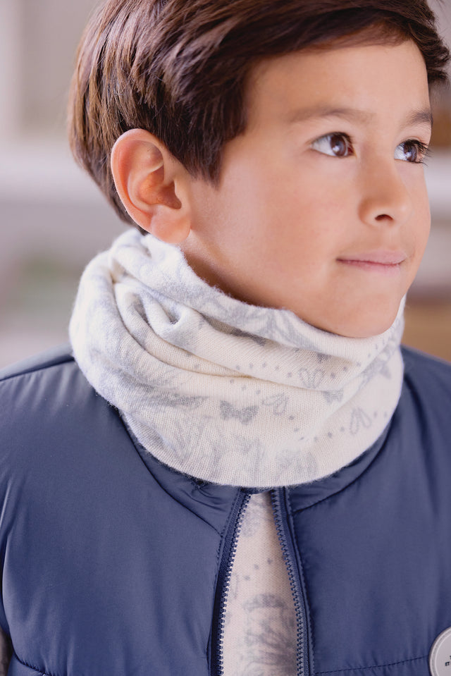 Cache -cou - Light grey Kujten X Tartine et Chocolat - Image principale