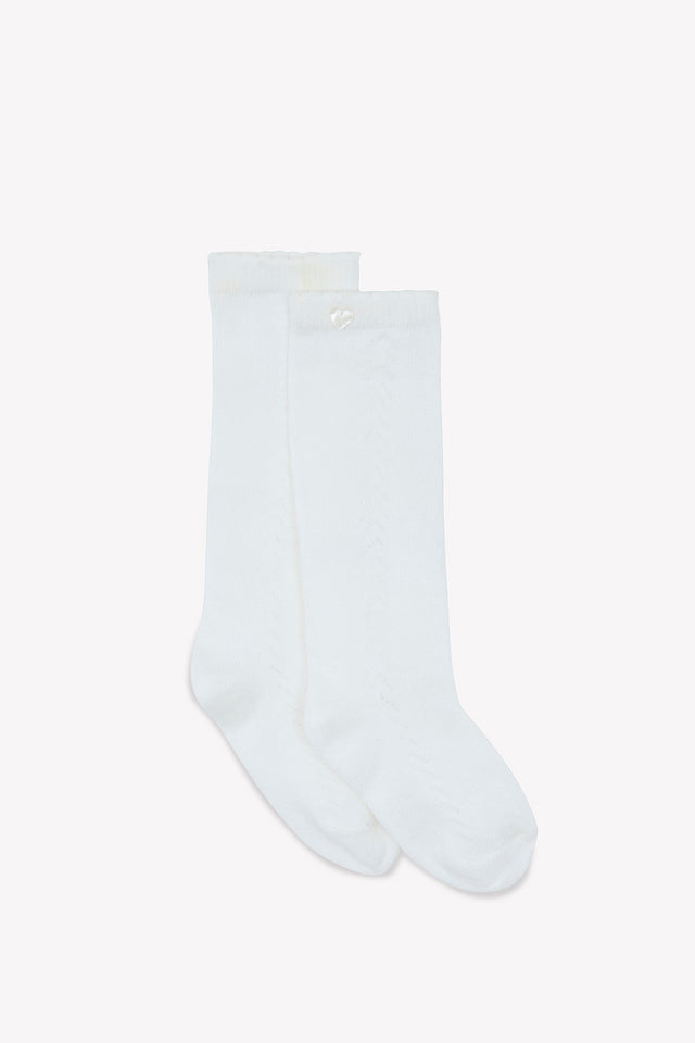 Chaussettes hautes - Ecru - Image principale