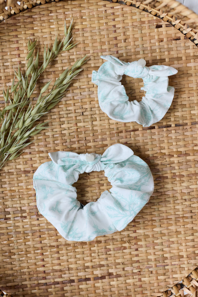 Elastici - Verde ispirazione dell'acqua Toile de Jouy - Image principale