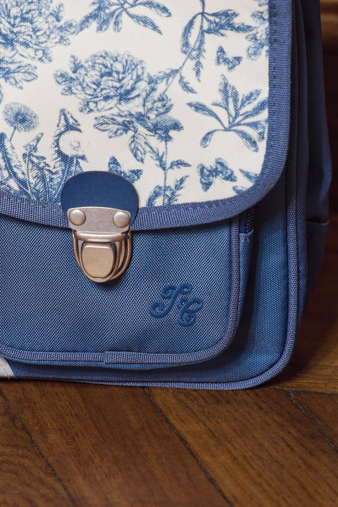 Cartable - Imprimé inspiration toile de Jouy Tann's x Tartine et Chocolat - Image principale