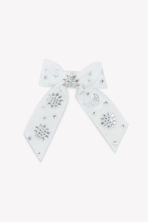 Barette - Ecru nœud - Image principale