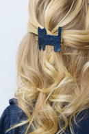 Barrette - Marine paillettes