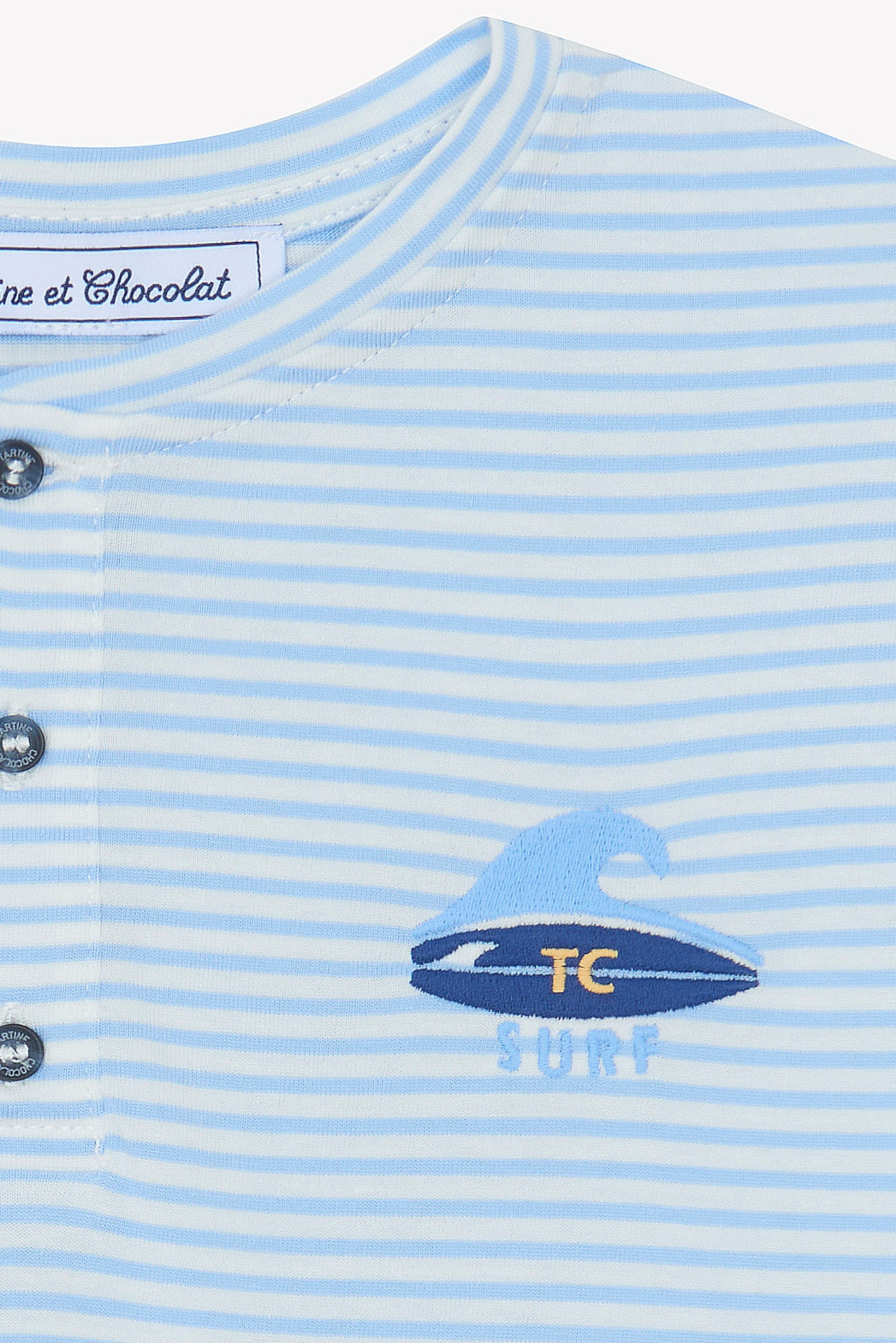 T-Shirt - Blau Cloud-Cotton-Surf