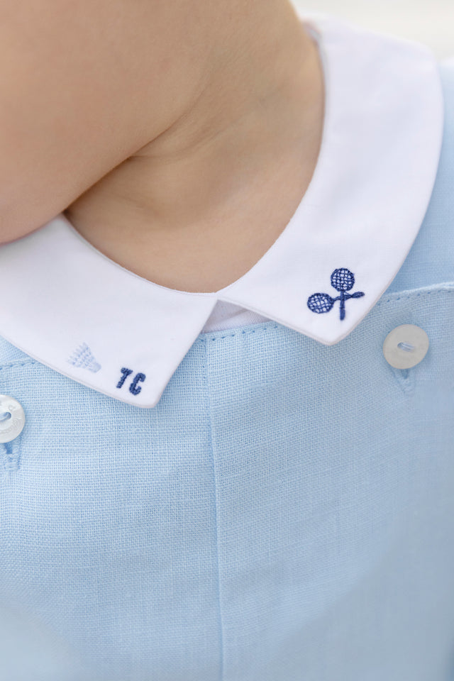 Body - White cotton sports club - Image principale