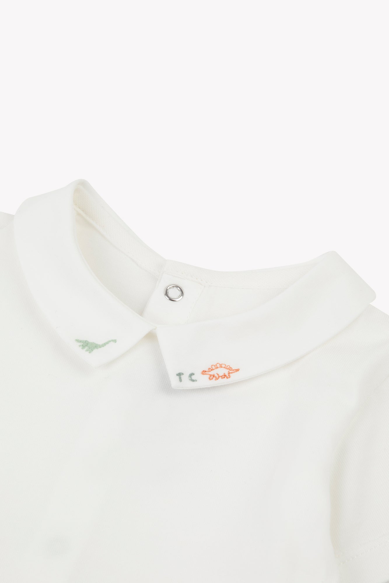 Body - Ecru Stickerei Dinosaurier