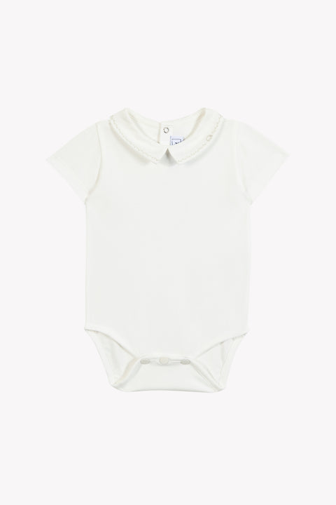 Body - Madreperla cotone Ricamo riccio - Image principale