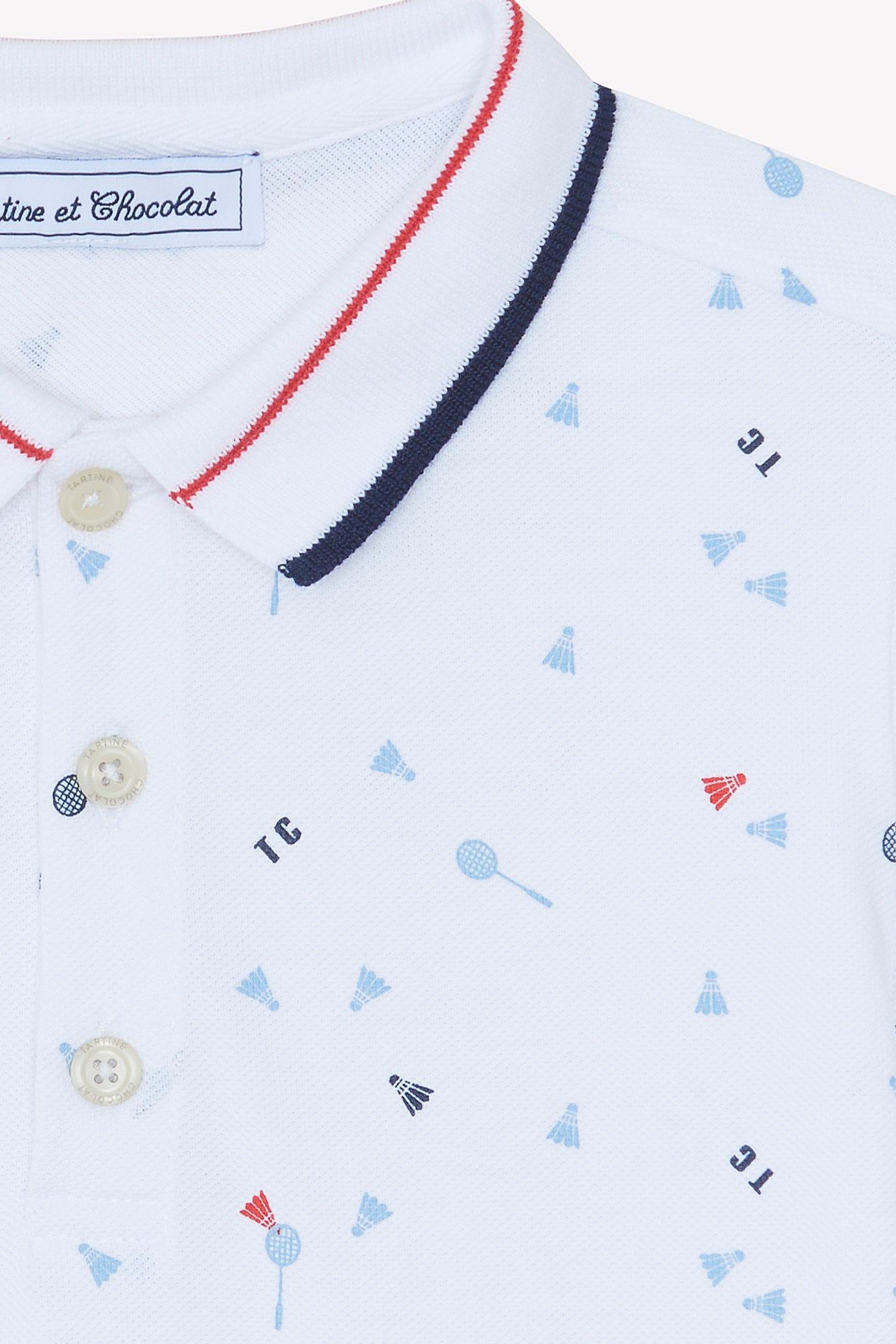 Poloshirt - Weiss Baumwollsportverein