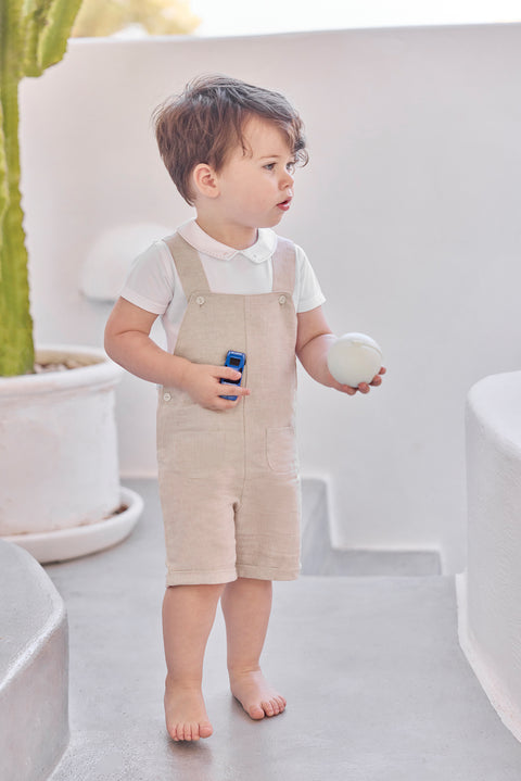 Body - Blanc coton col pointu - Image principale