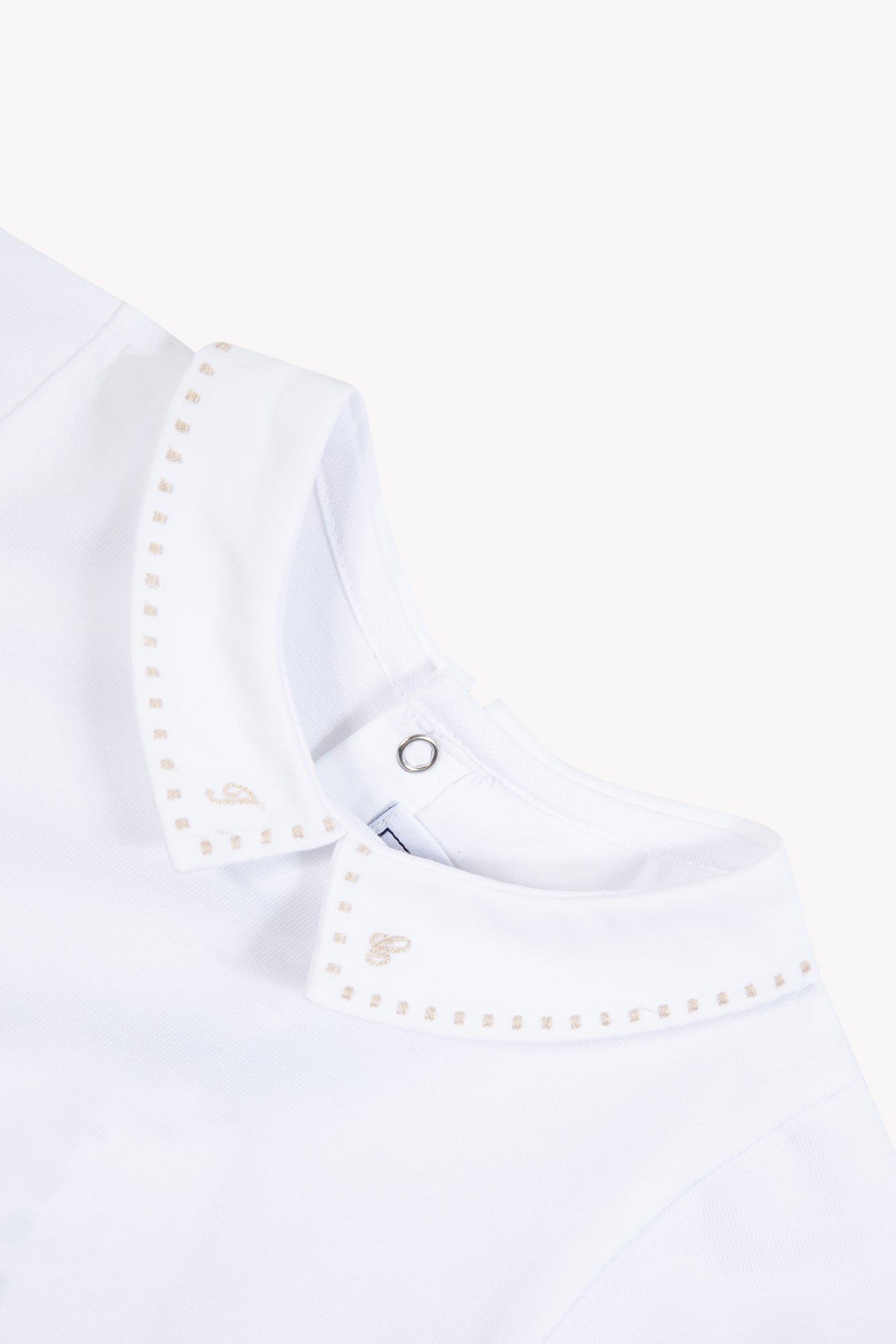 Body - Weiss Baumwolle Spitzkragen