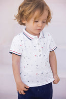 Polo - Blanc coton sport club