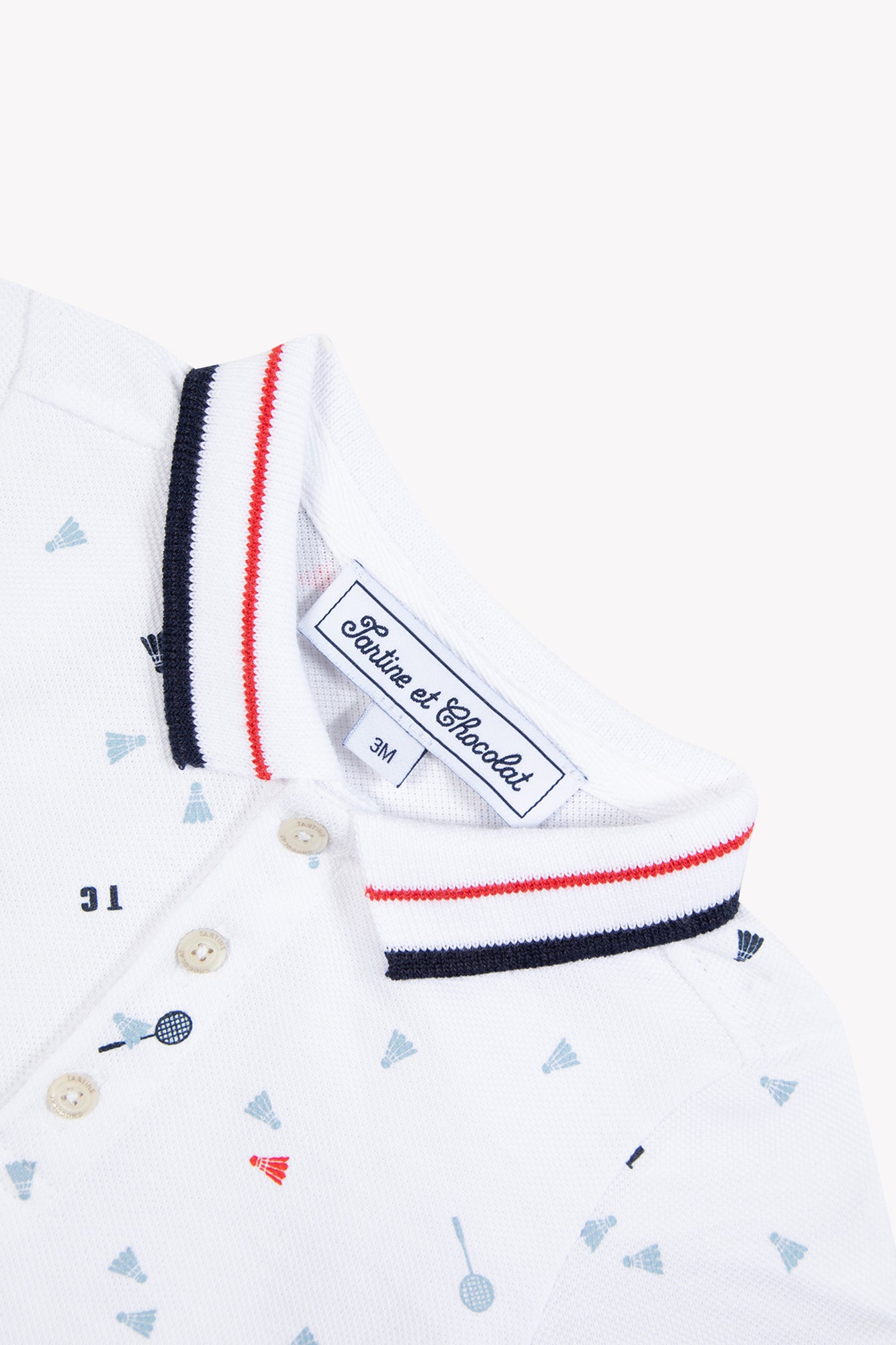 Polo - Blanc coton sport club