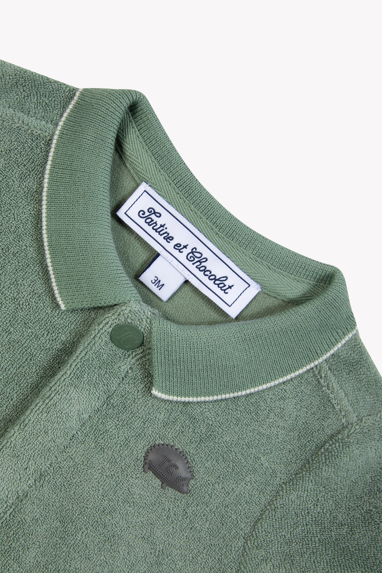 Poloshirt – Khakifarbene Baumwolle