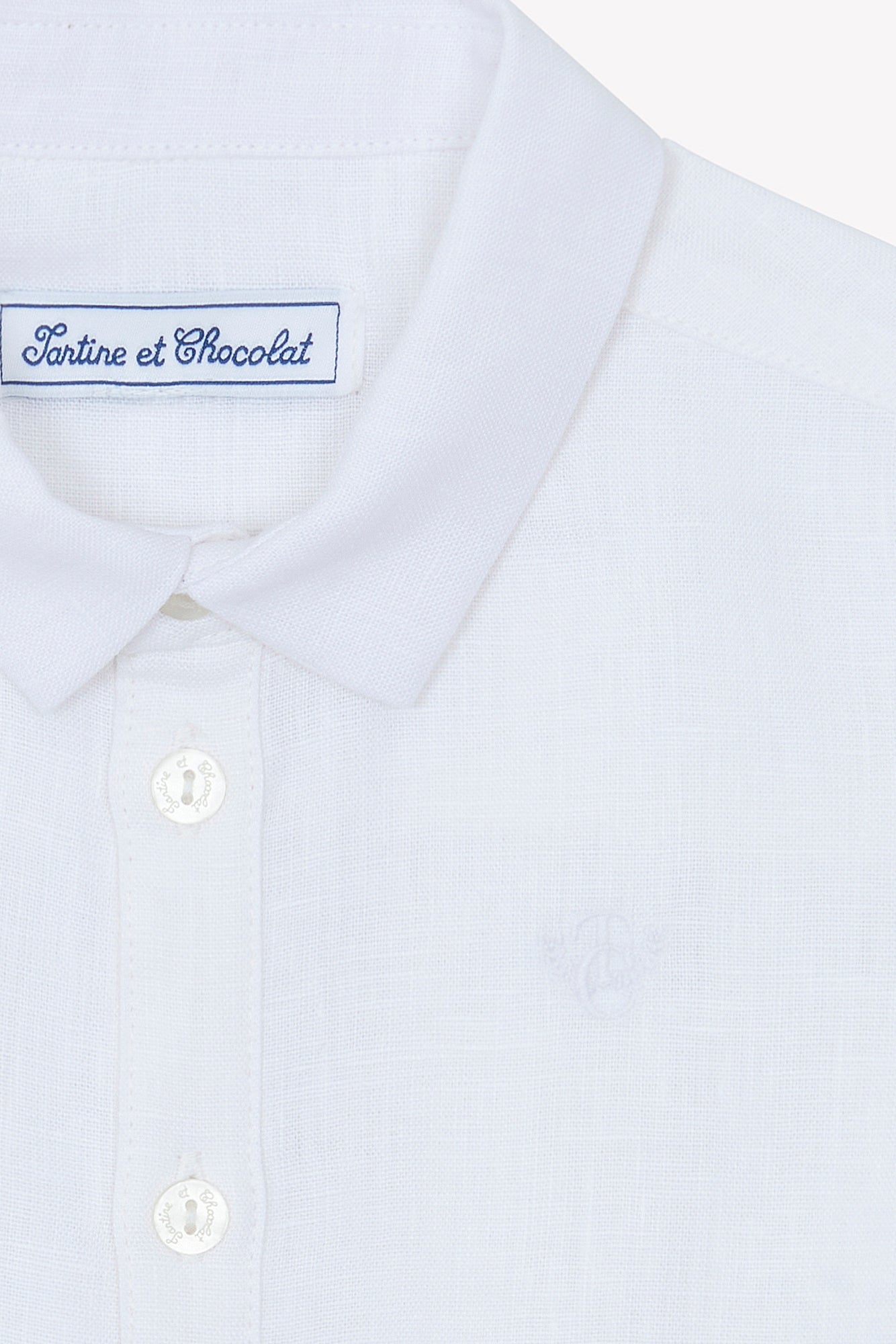 Shirt - Weiss Leinen