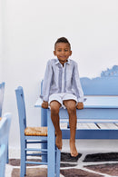 Shirt - Weiss Streifens TC-Abzeichen