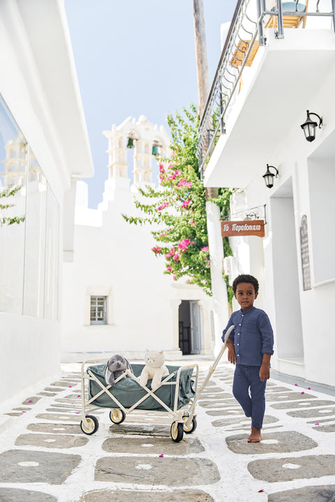 Pantalon - Marine coton - Image principale