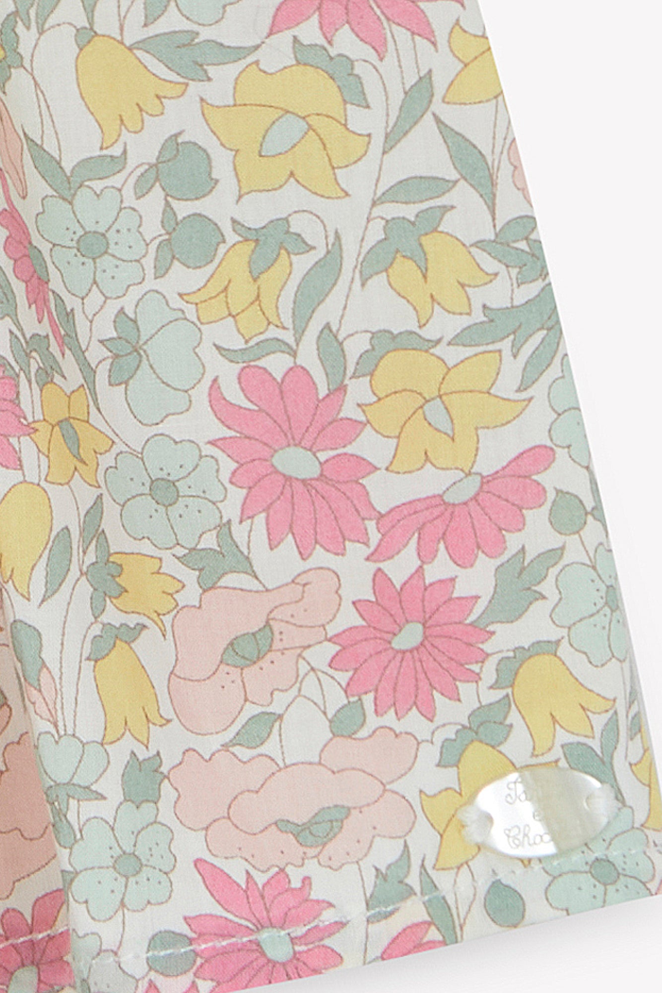 Bluse - Bedruckter Baumwollstoff mit Zitrusfrüchten Liberty