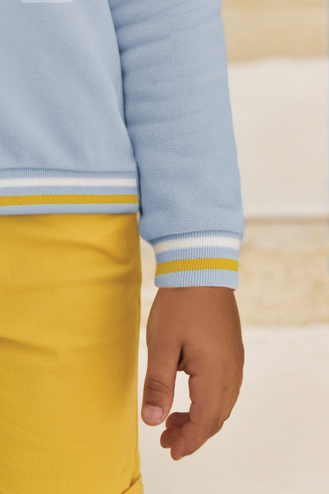 Sweat - Bleu nuage coton surfing club - Image principale