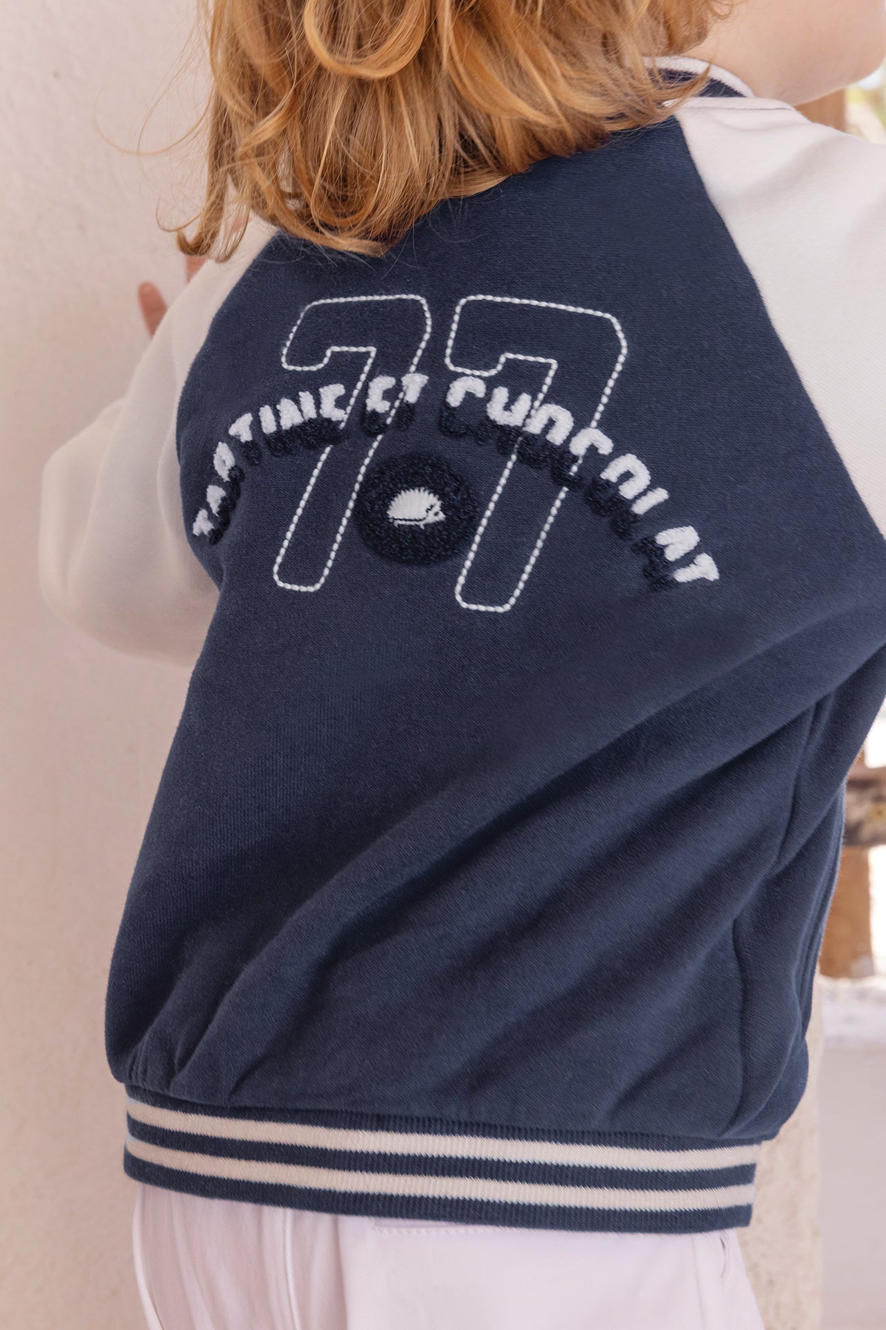 Gilet - Marine coton écusson TC