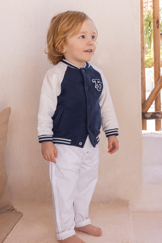 Gilet - Marine coton écusson TC - Image principale