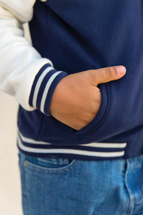 Cardigan - Marine - Image principale