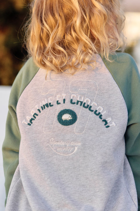 Cardigan - Grey heather teddy - Image principale