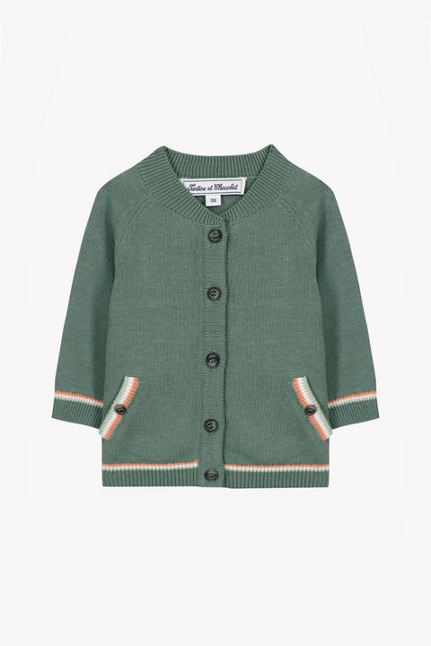 Gilet - Cotone kaki - Image principale
