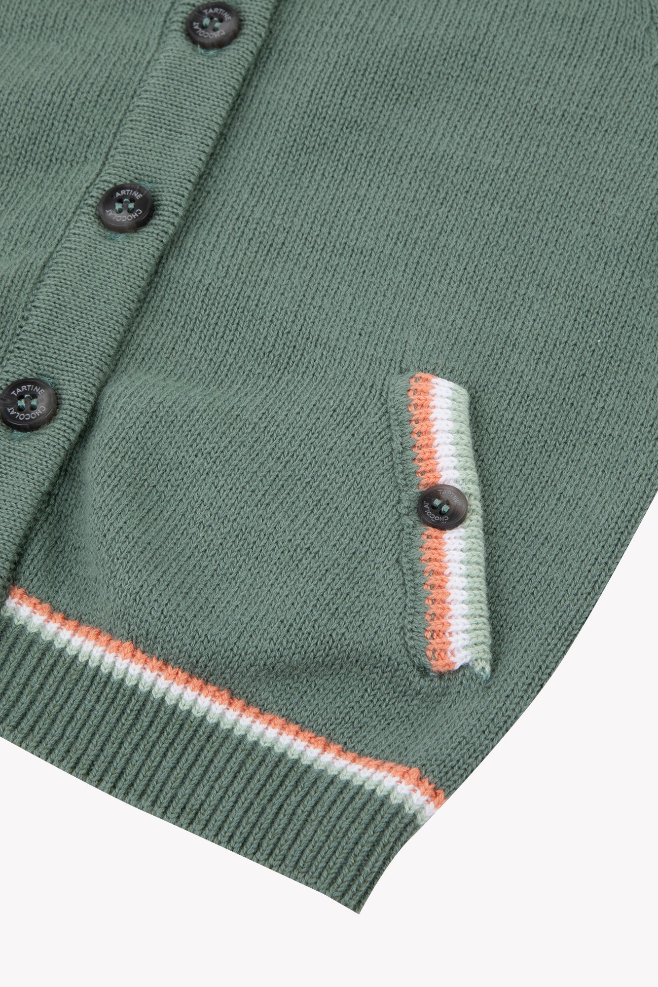 Cardigan - Cotton khaki