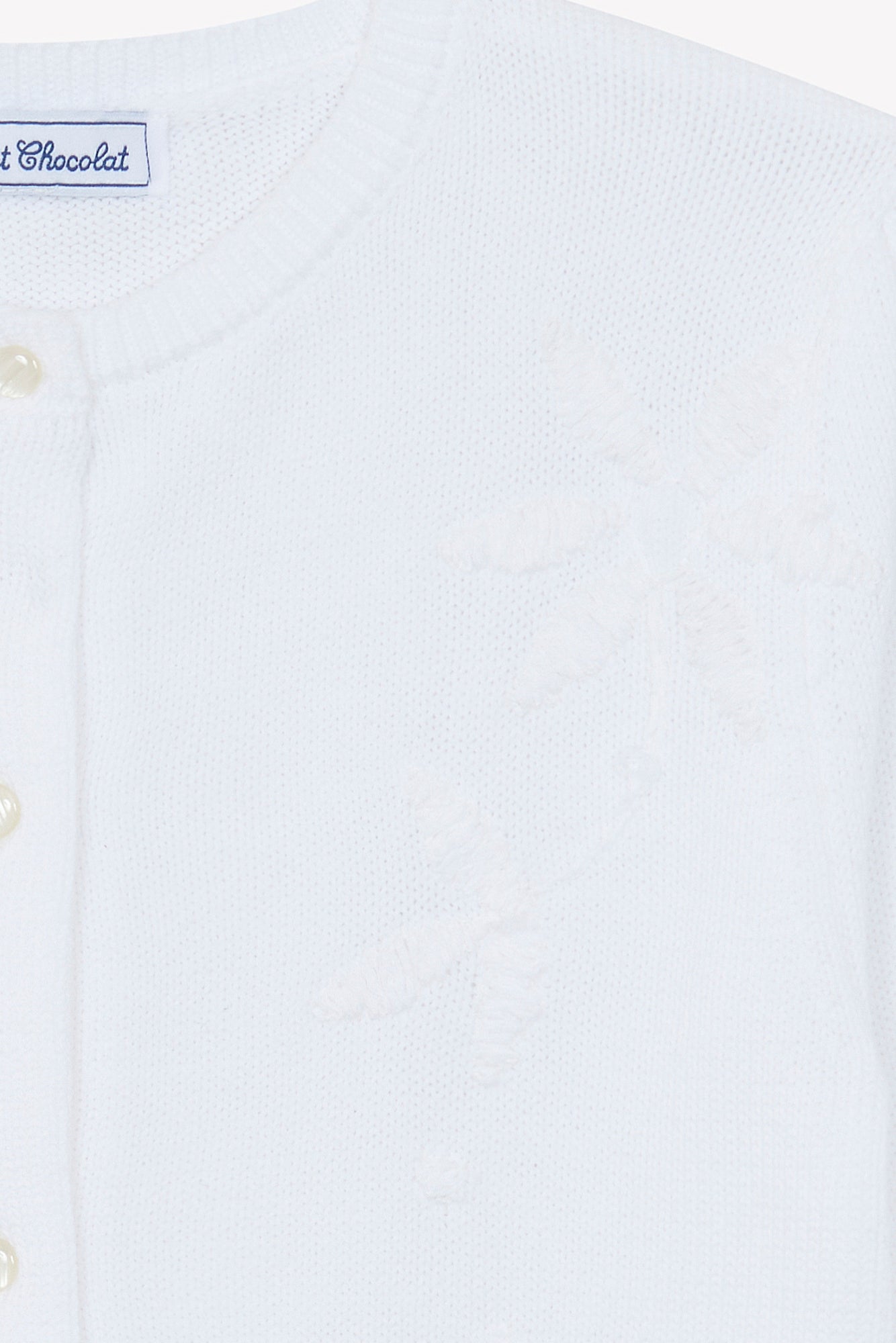 Cardigan - White cotton