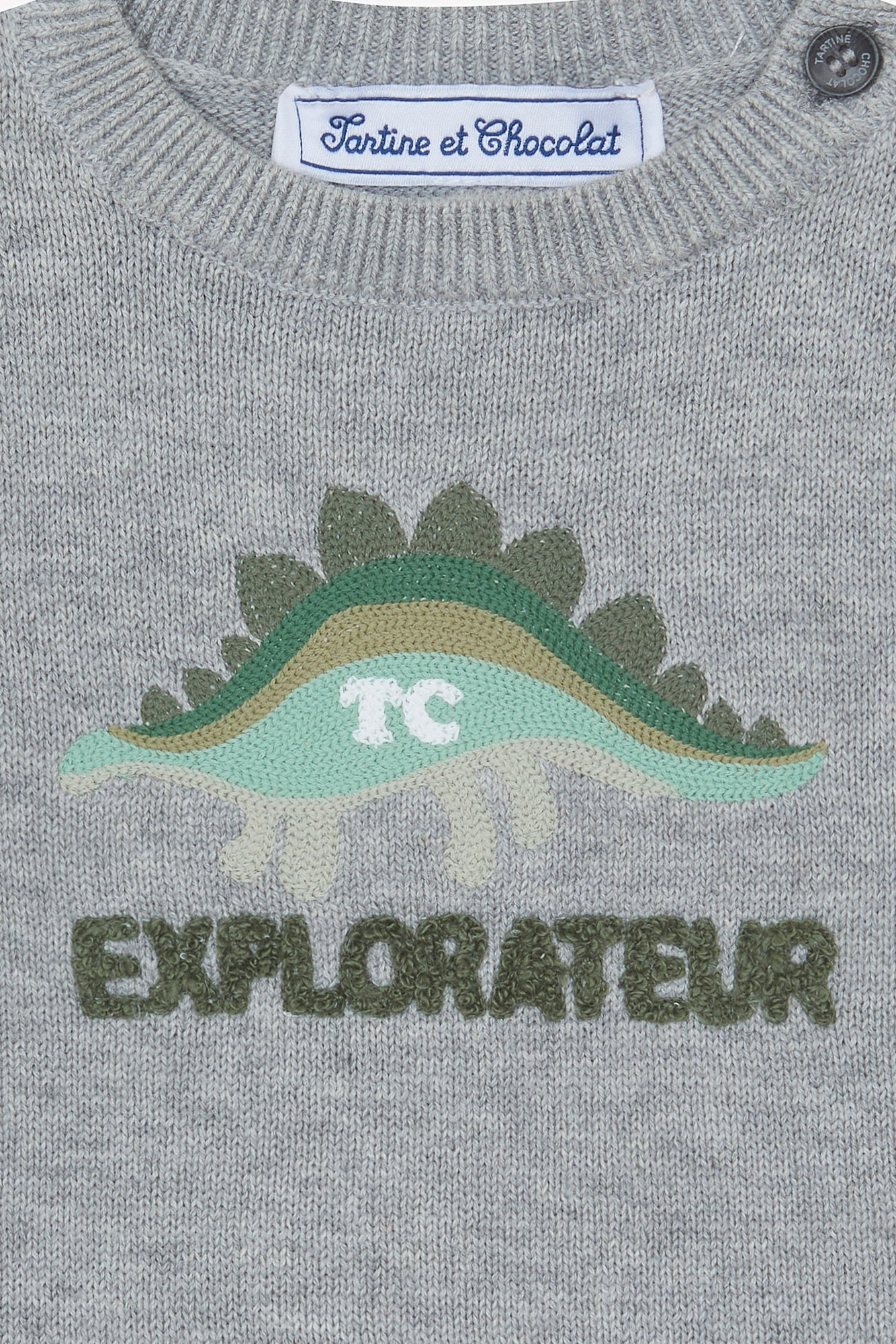 Maglia - Grigio Illustrazione esploratore