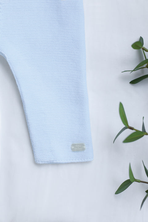 Salopette - Bleu ciel coton - Image principale