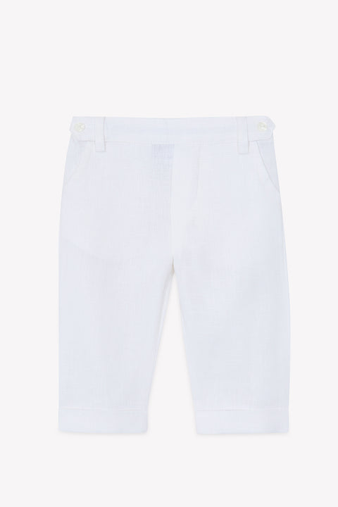 Pantaloni - Bianco biancheria Cerimonia - Image principale