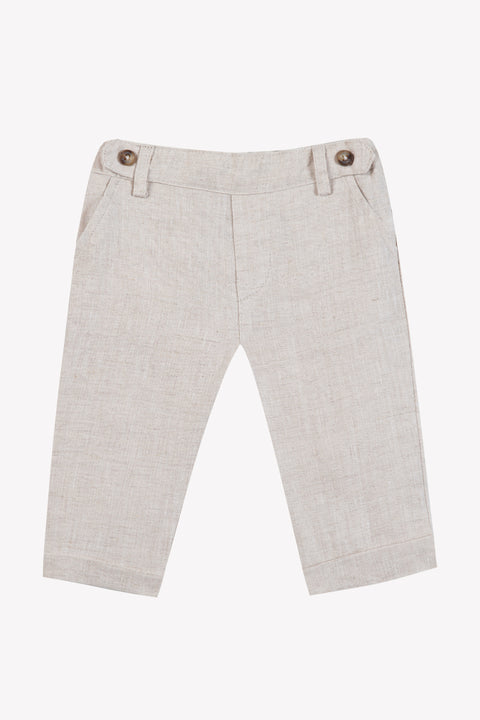 Pantaloni - Sabbia di lino Cerimonia - Image principale