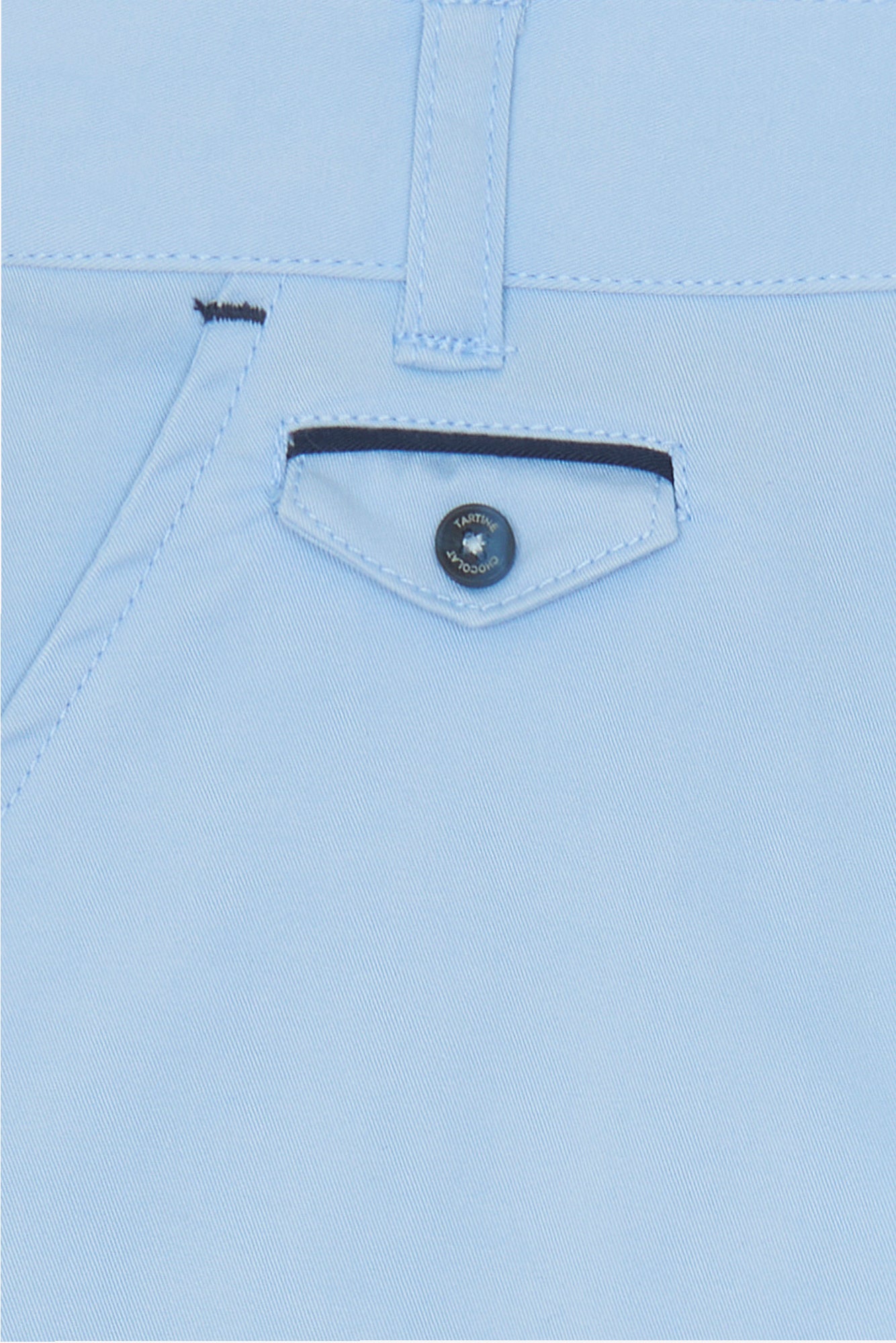 Pantalon - Bleu nuage coton cérémonie