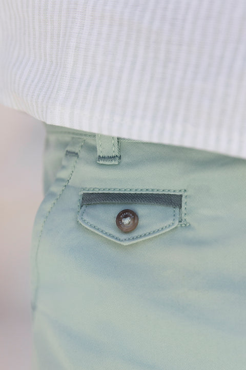 Pantalon - Sauge coton - Image principale