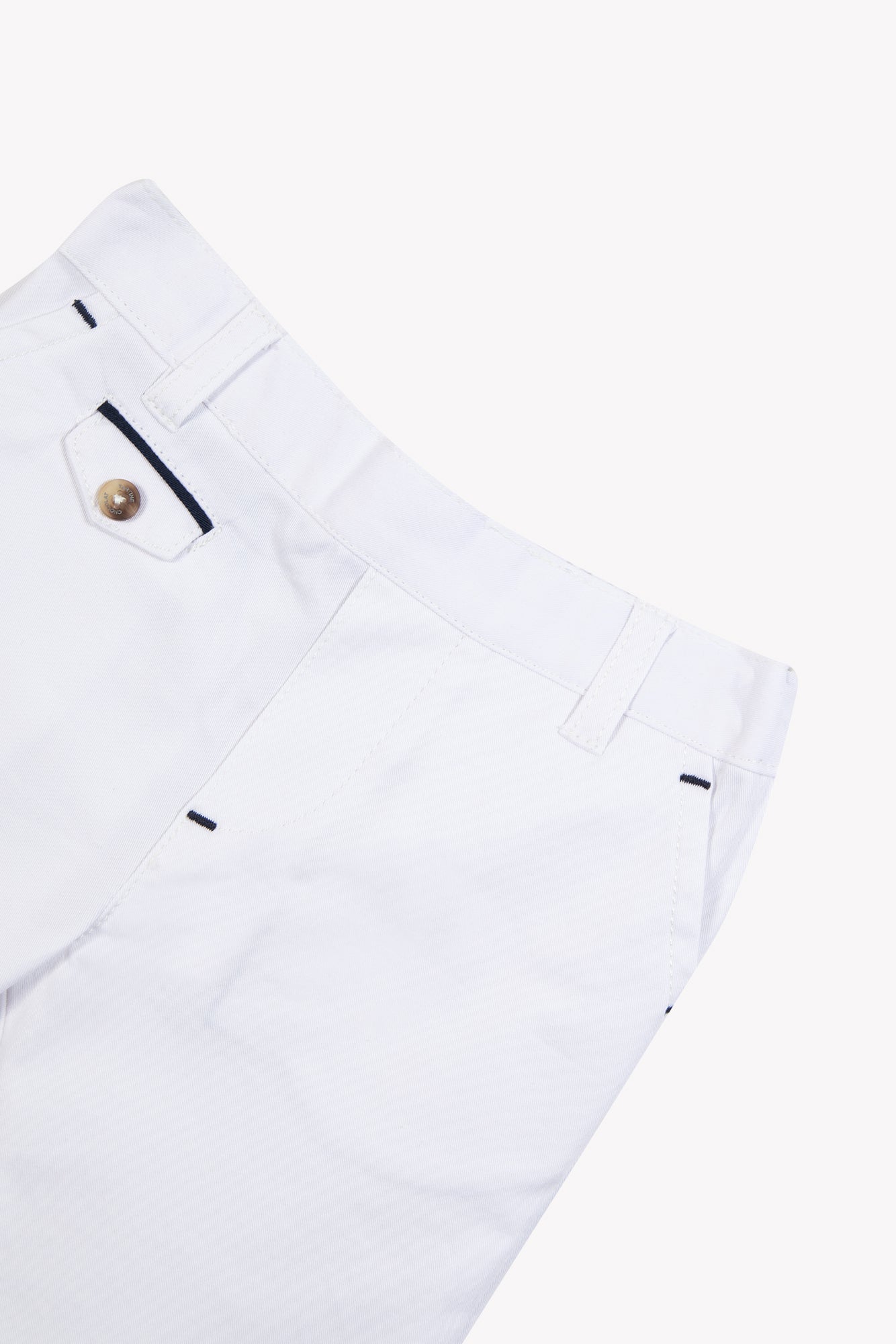Trousers - White cotton Ceremony