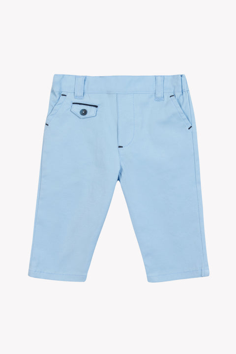 Pantalon - Bleu coton bord de mer - Image principale