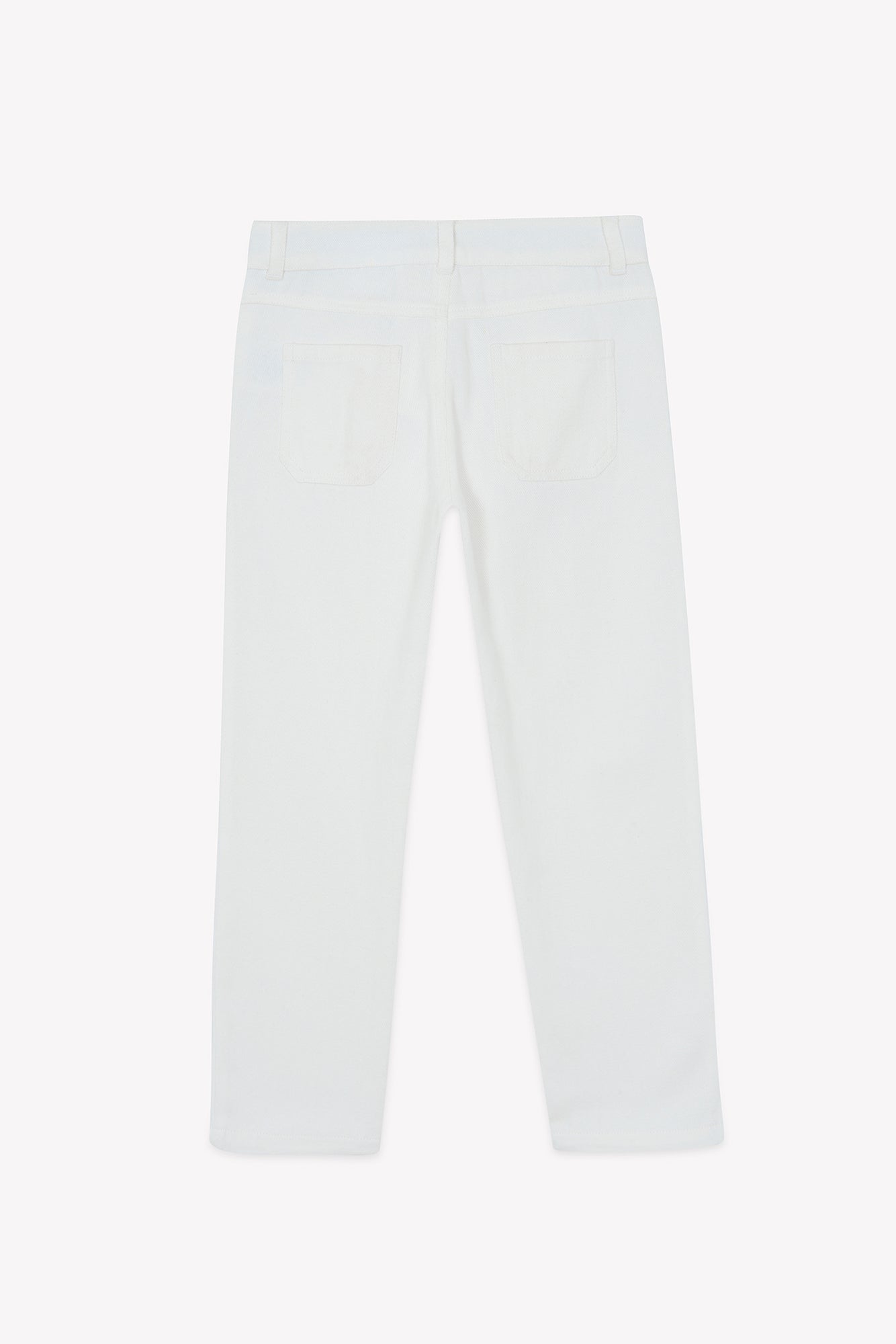 Pantalon - Blanc florale
