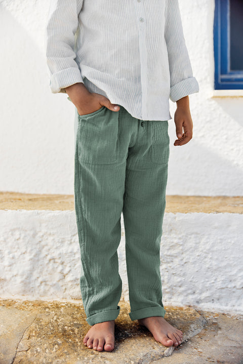 Pantalon - Kaki coton - Image principale