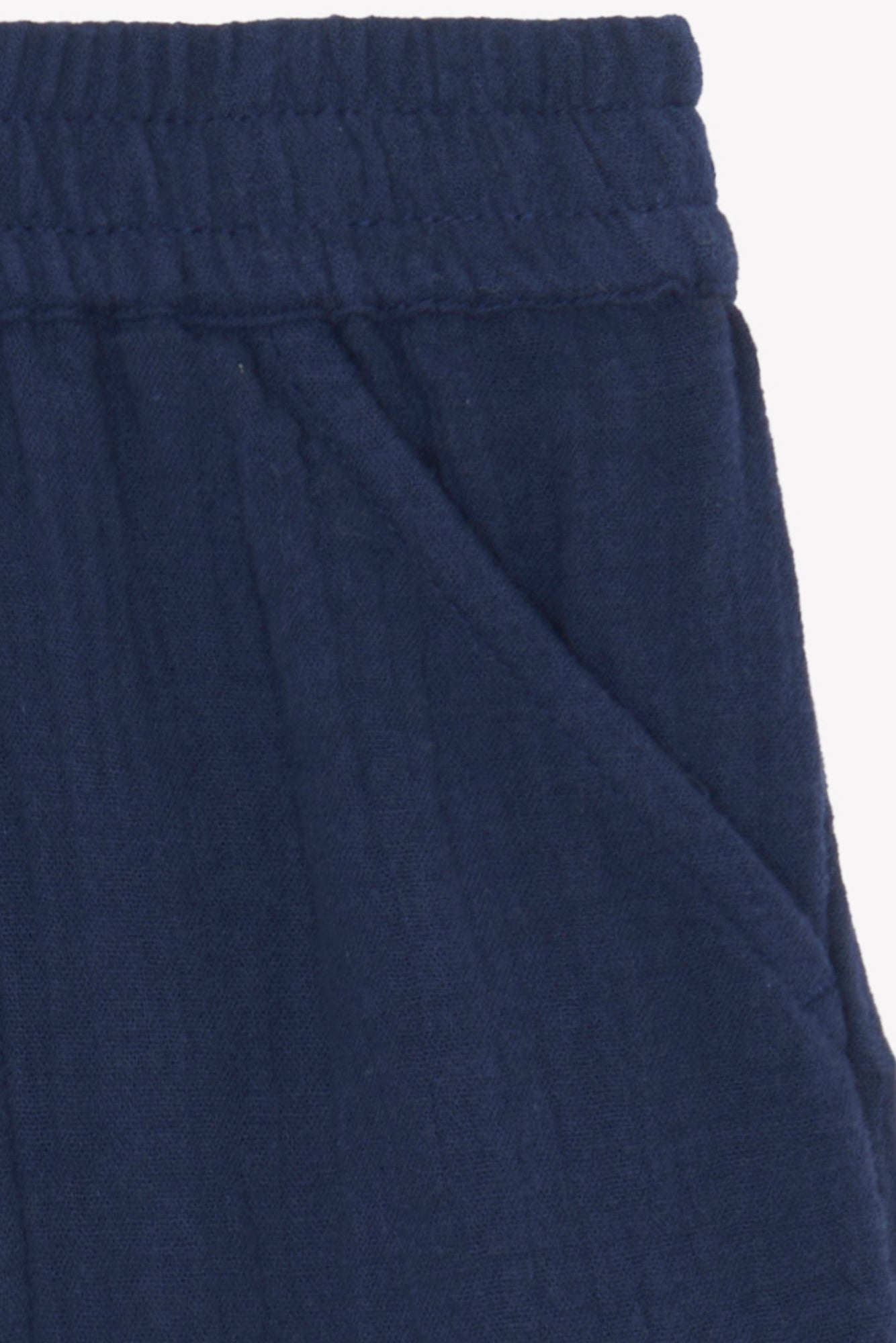 Pantalon - Azul marino algodón