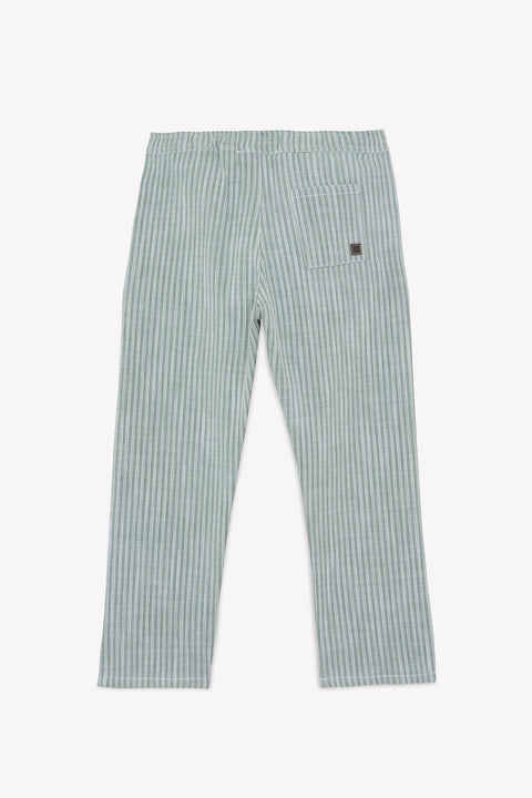 Pantalon - Kaki coton rayures - Image principale