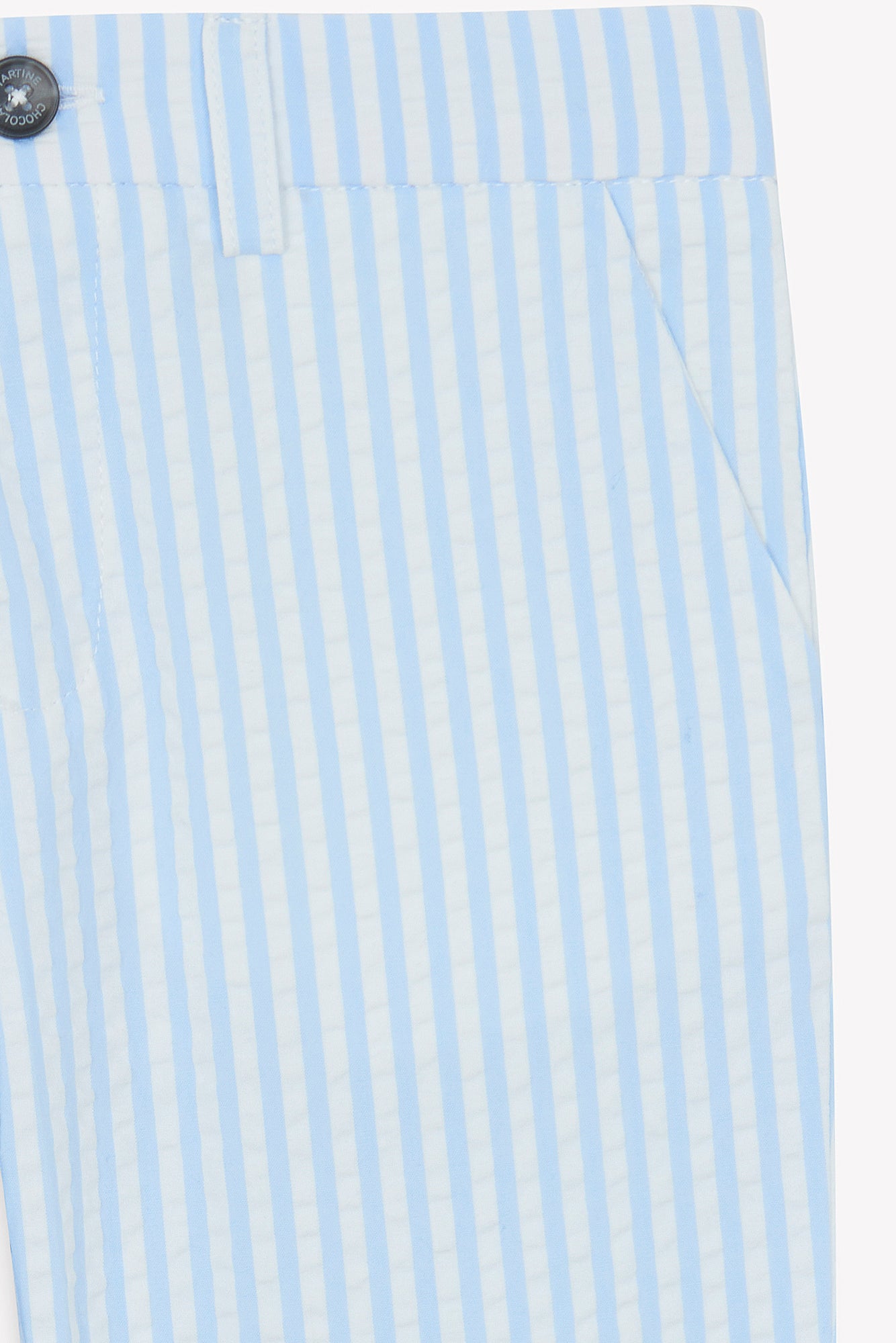 Pantalon - Bleu ciel coton