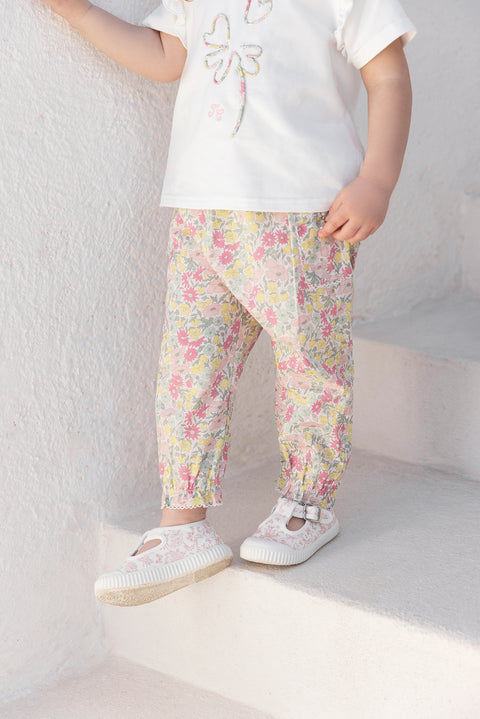 Hose – Bedruckter Baumwollstoff Liberty - Image principale