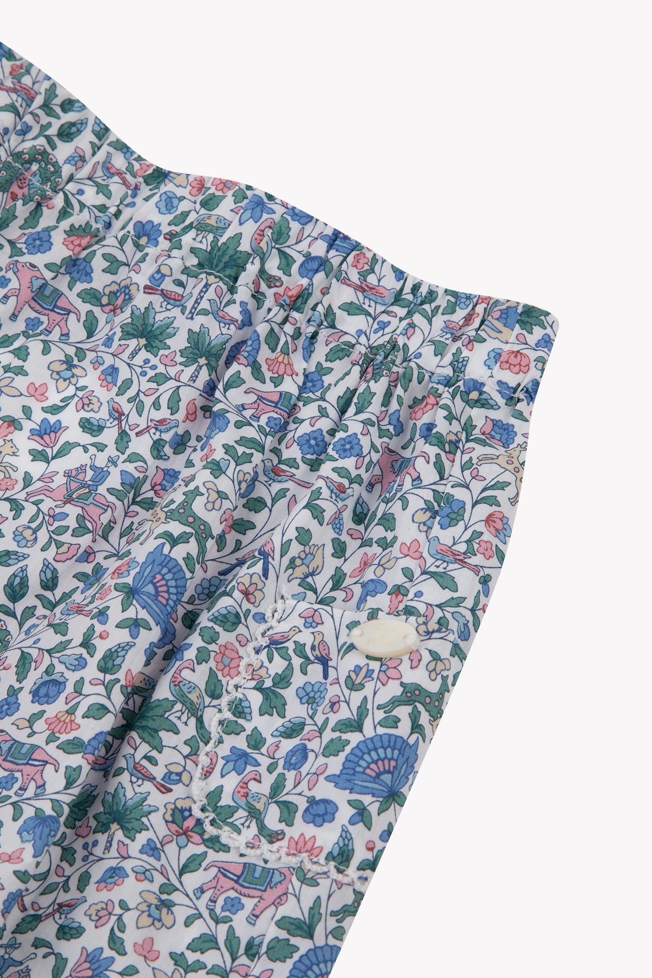 Pantalon - Coton imprimé tissu liberty